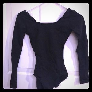 Capezio black leotard